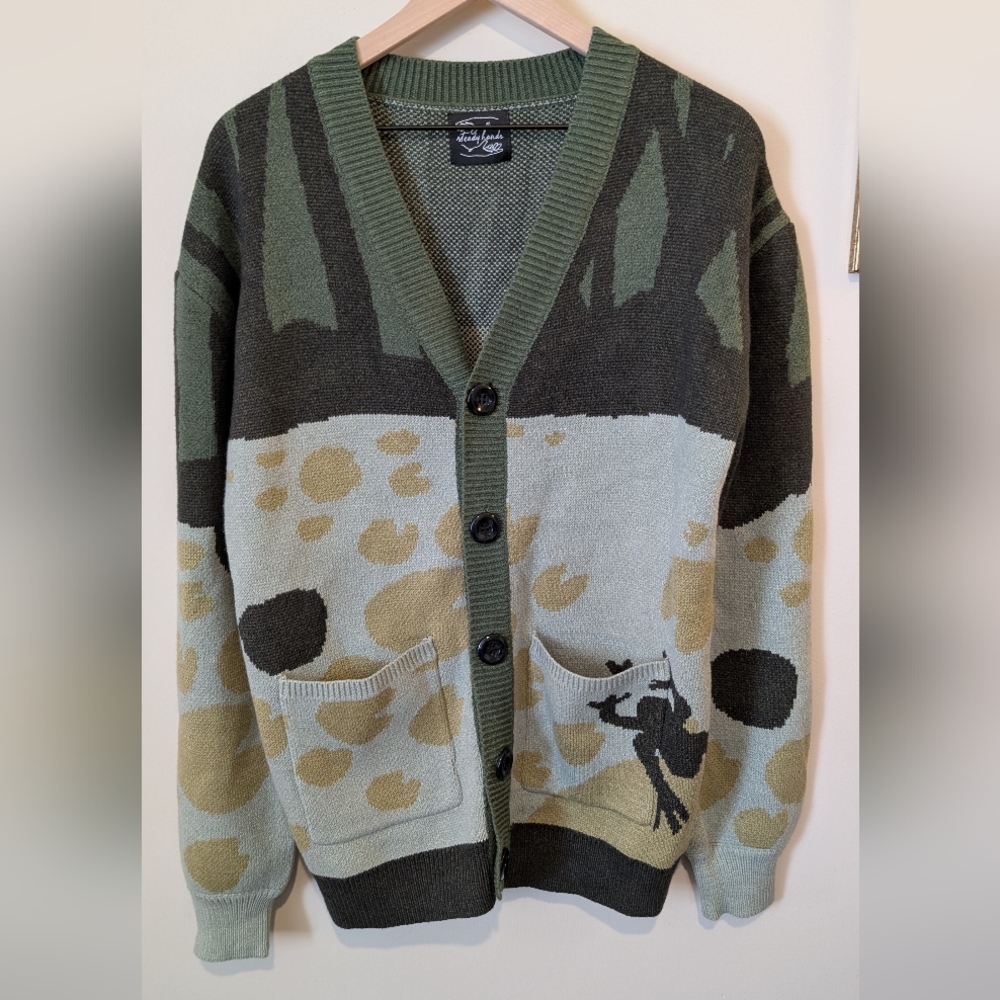 Steady Hands Froggy Cardigan - Size S/M